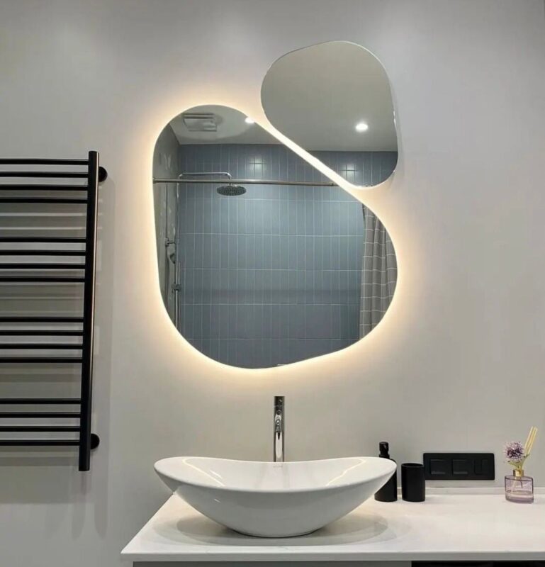 LED decorative mirror Multiple Sizes Hmz152 هومز سمارت