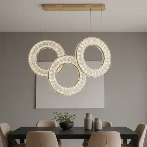 Aurora Crystal LED Chandelier - K-9966