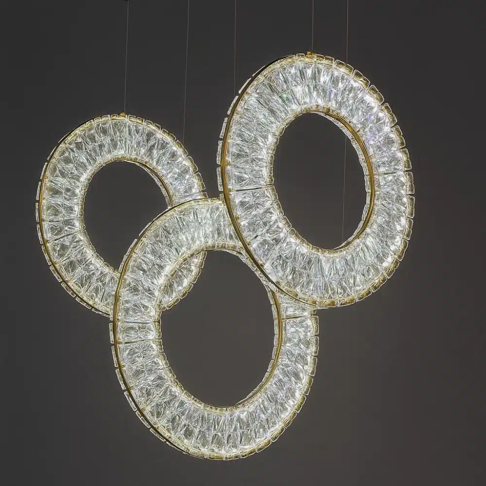 Aurora Crystal LED Chandelier - K-9966 - Image 2
