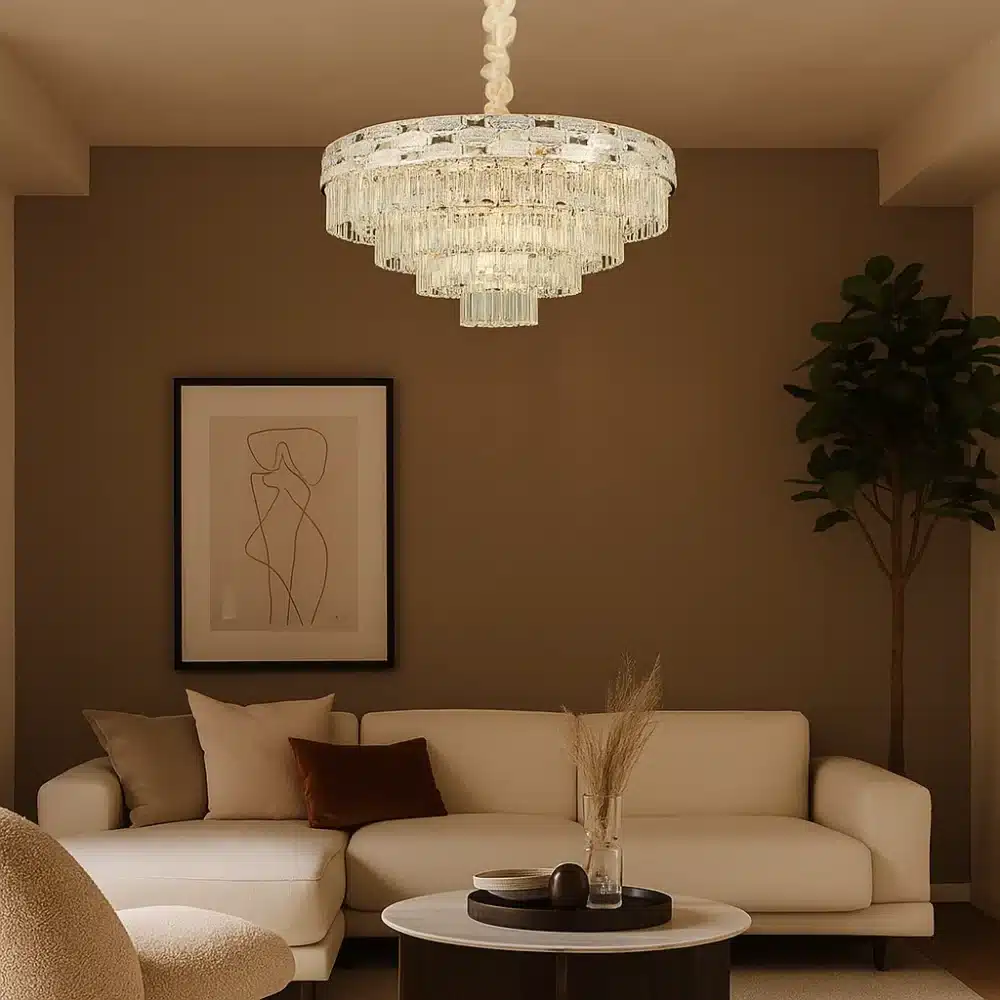 Elena Crystal Chandelier - 80cm - K-8005